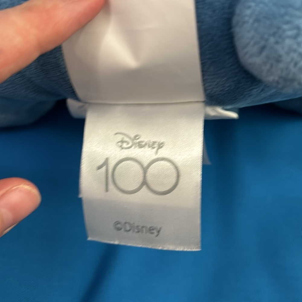 Disney 100 Plush Stitch Gently Used Color Blue And Black NWOTS - Picture 4 of 11